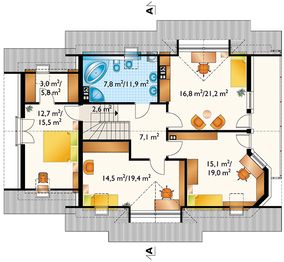 Poddasze projektu - Maja Bona (1078)