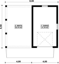 Parter projektu - G20 - Budynek garażowy z wiatą