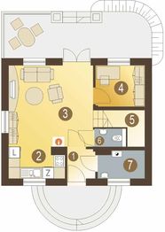 Parter projektu - Florek bez garażu [B]