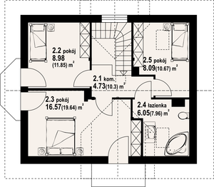 Poddasze projektu - Gilowo 9