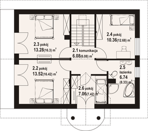 Poddasze projektu - Jaworze nowe k
