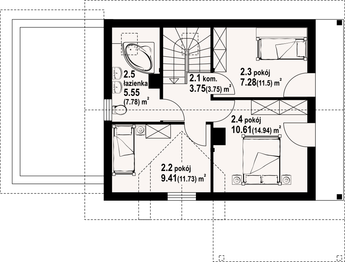 Poddasze projektu - Osiek 8rs