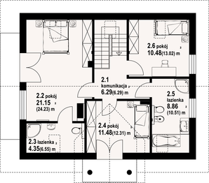 Poddasze projektu - Jaworki 9