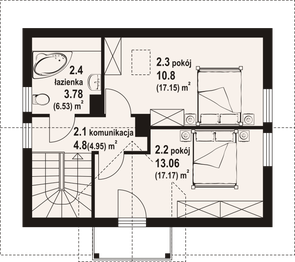 Poddasze projektu - Grybów dw