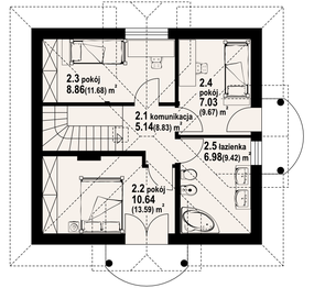 Poddasze projektu - Bobowa