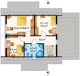Poddasze projektu - Pod Lipą Mak (1084)