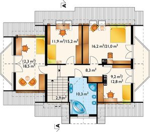 Poddasze projektu - Chaber Polo (1136)