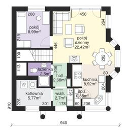 Parter projektu - Dom przy Przyjaznej