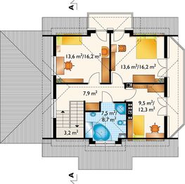 Poddasze projektu - Celesta Mini (1168)