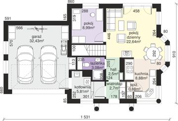 Parter projektu - Dom przy Przyjaznej 2