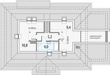 Poddasze projektu - Sielanka b 1g