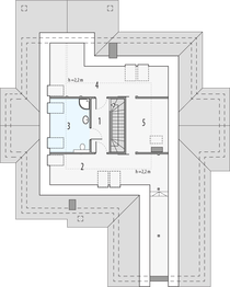 Poddasze projektu - Arabella 2a