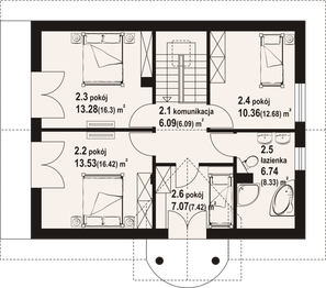 Poddasze projektu - Jaworze p