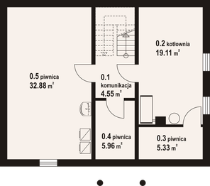 Piwnica projektu - Jaworze p