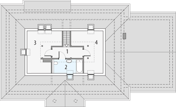 Poddasze projektu - Sielanka 2b2g-ps