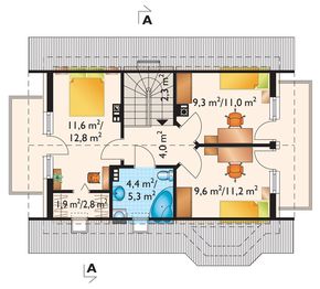 Poddasze projektu - Calineczka Mini (1212)