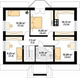 Poddasze projektu - Orlik