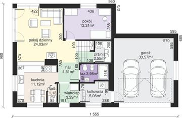 Parter projektu - Dom przy Cyprysowej 8
