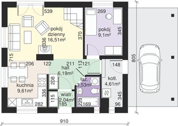 Parter projektu - Dom przy Imbirowej 3