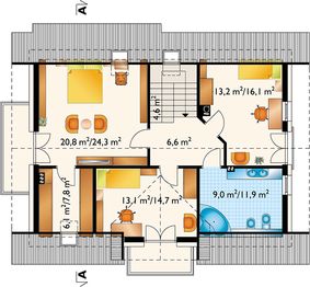 Poddasze projektu - Loreta (1335)