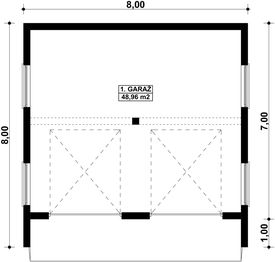 Parter projektu - G49 - Budynek garażowy
