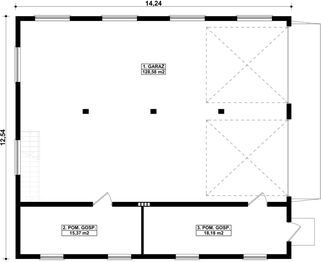 Parter projektu - G53 - Budynek garażowo - gospodarczy
