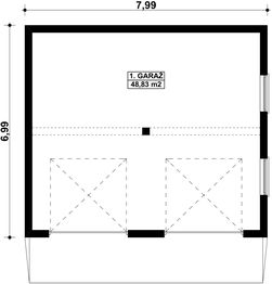 Parter projektu - G102 - Budynek garażowy