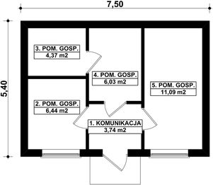 Parter projektu - G109 - Budynek gospodarczy