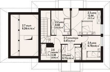 Poddasze projektu - Cisów dw