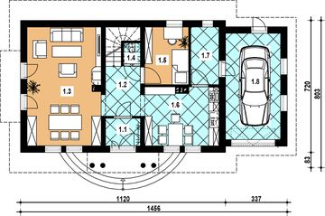 Parter projektu - L-34 Dom tradycyjny