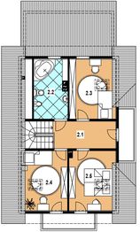 Poddasze projektu - L-34 Dom szkieletowy