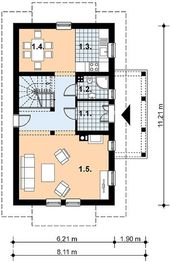 Parter projektu - L-35 Dom tradycyjny