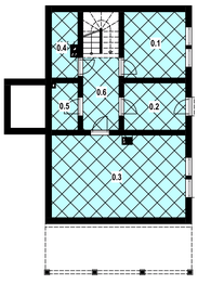 Piwnica projektu - L-75 Dom willowa szkieletowy