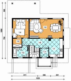 Parter projektu - L-99 Dom polna z bali