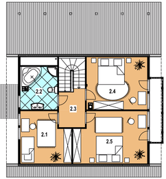 Poddasze projektu - L-33 Dom szkieletowy