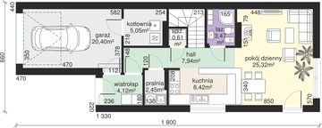 Parter projektu - Dom przy Migdałowej 3