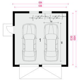 Parter projektu - Garaż G2