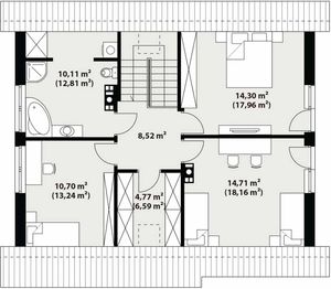 Poddasze projektu - Karmel 3