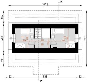 Poddasze projektu - D67 - Paulinka I