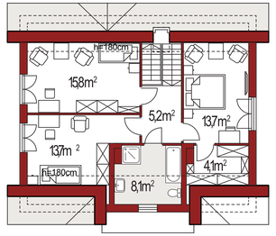 Poddasze projektu - Maria A