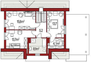 Poddasze projektu - Maria A wiata