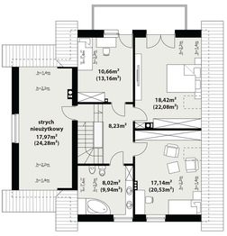 Poddasze projektu - Dora