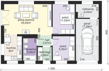 Parter projektu - Dom przy Przyjemnej 11