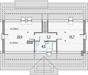 Poddasze projektu - Sielanka a 0g-p