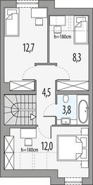Poddasze projektu - Emilia - segment s