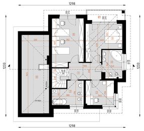 Piętro 1 projektu - D132