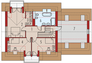 Poddasze projektu - Marisa II G2 energo