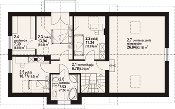 Poddasze projektu - Dukla 11gg