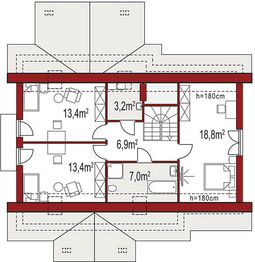 Poddasze projektu - Arkan Dworek A