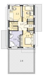 Piętro 1 projektu - Belfast V DCP268d